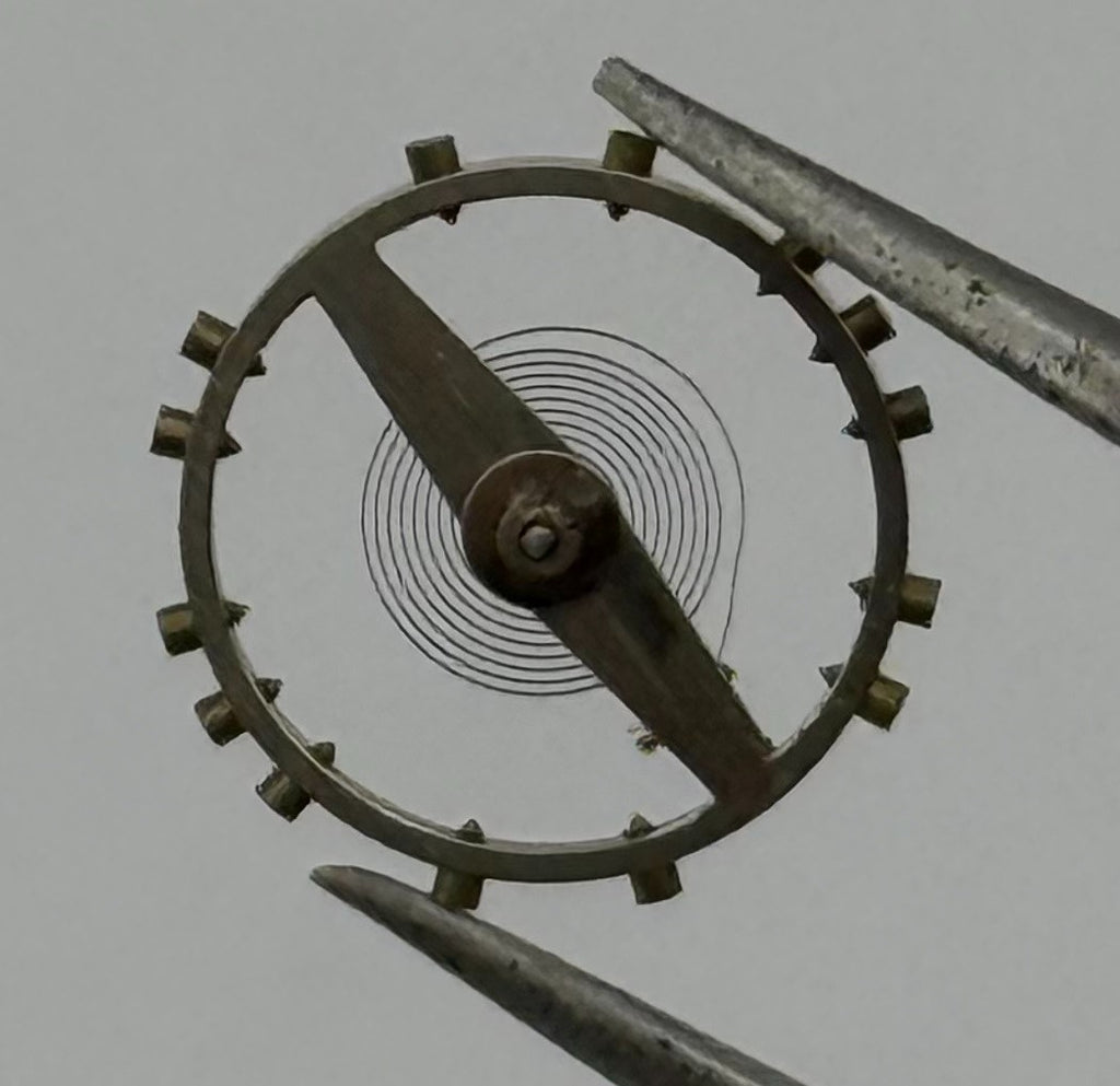AS 984 Balance Wheel Complete And Spring 10½’’’ 273 Watch Movement Parts NOS