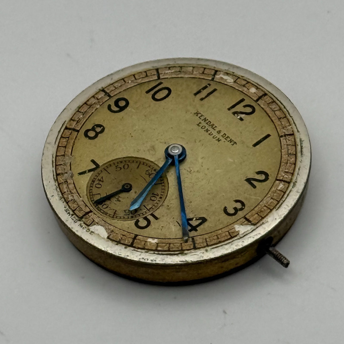 Kendal & Dent London Watch Movement - 17 Jewels - For Parts / Repair - 27mm