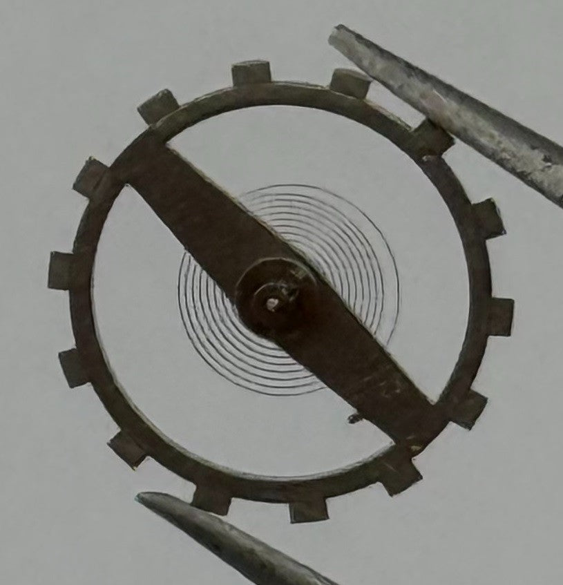 EB 1197 Balance Wheel Complete And Spring 10½’’’ 103 M Watch Movement Parts NOS