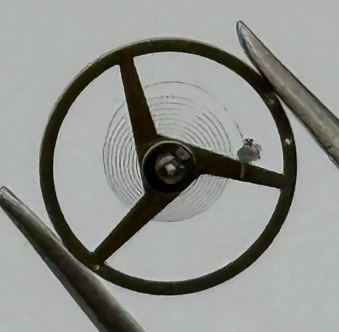 Felsa 4020 4025 Balance Wheel Complete And Spring 1437 Watch Movement Parts NOS