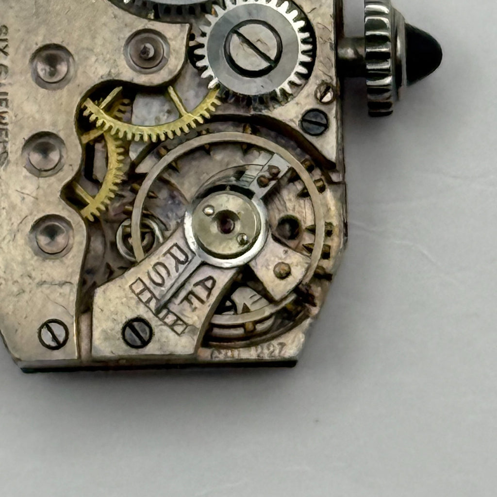 Didisheim-Nassay 227 Watch Movement Cabochon Crown Nassau 6J Swiss Parts 14.8mm