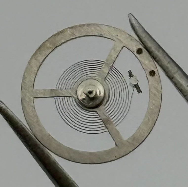 EB 1297 Balance Wheel Complete And Spring 5¼’’’ 201 Watch Movement Parts NOS
