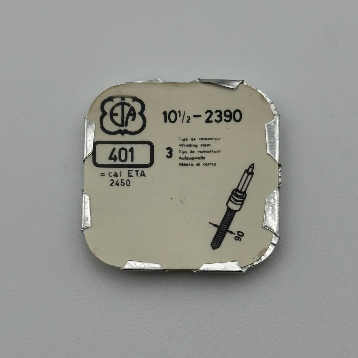 ETA 2390 Winding Stem Pack Of 3 - 10 1/2 - 401 - New Old Stock - Watch Parts