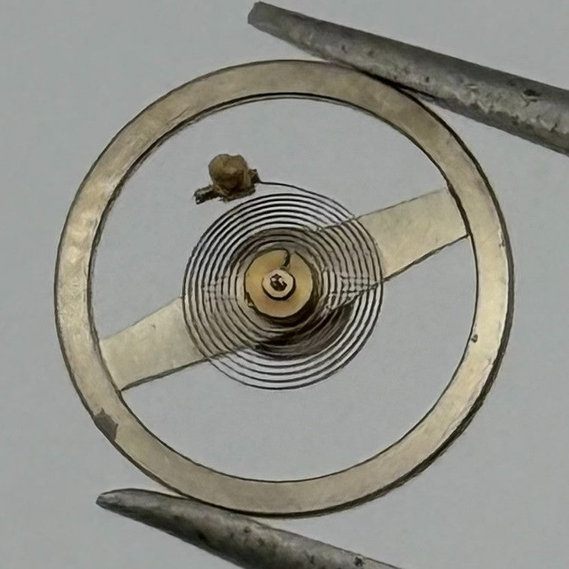 Amida 562 Balance Wheel Complete And Spring 8¾’’’ 874 Watch Movement Parts NOS
