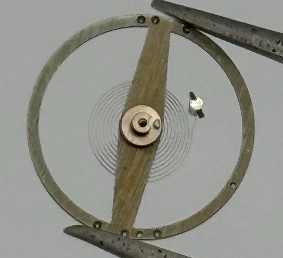 Foerster 150 187 Kif Balance Wheel Complete And Spring Watch Movement Parts NOS