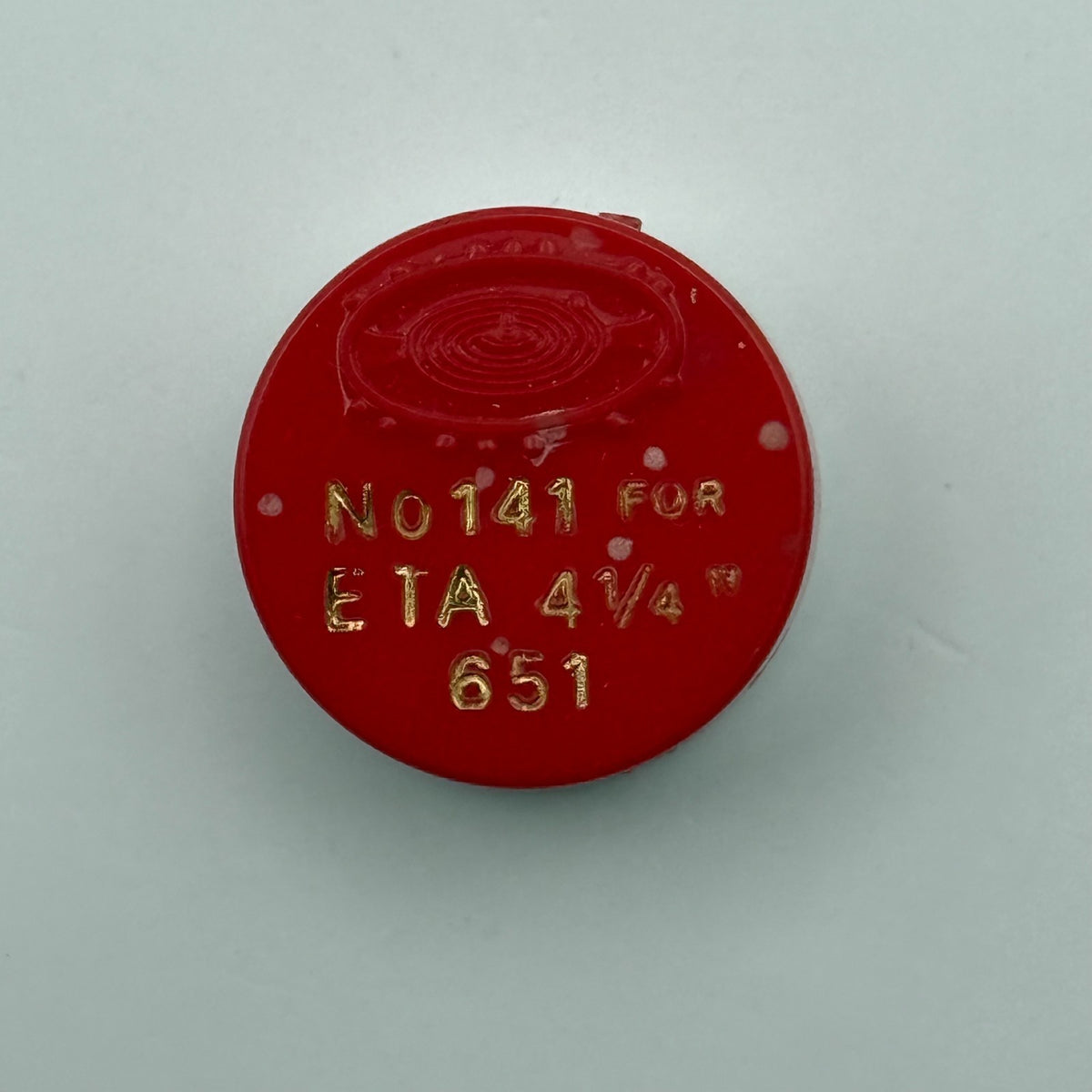 ETA 651 Balance Wheel Complete And Spring 4¼’’’ No 141 Watch Movement Parts NOS