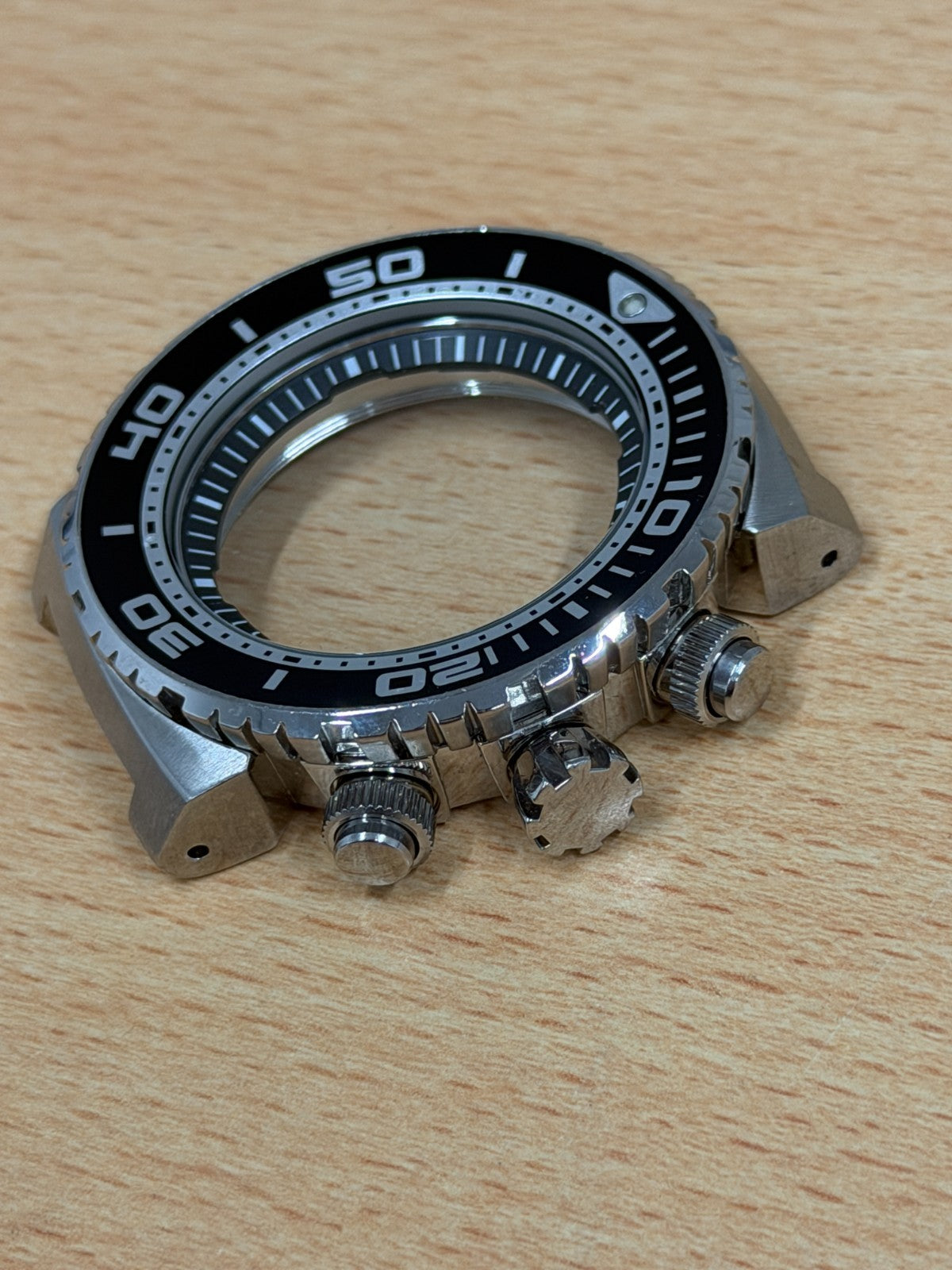 Seiko Caesar 7T92-0JG0 Chronograph Divers Watch Case SNDA13P1 - New Old Stock