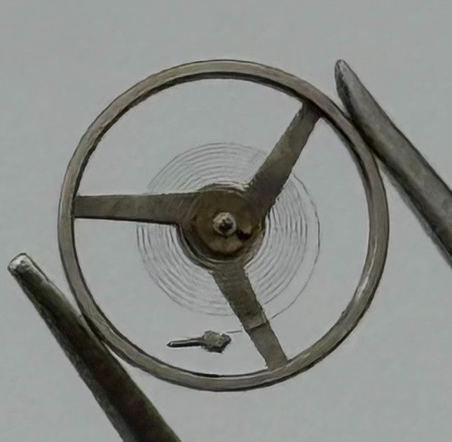 AS 1977-2 Balance Wheel Complete And Spring Renata 1831 Watch Movement Parts NOS