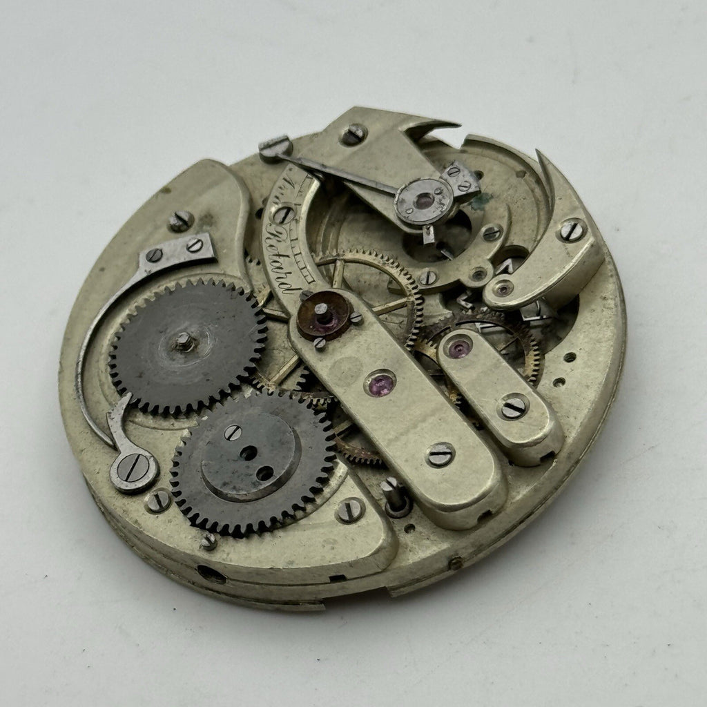 High Grade Jules Jurgensen Style Pocket Watch Movement To Restore Parts 45.2mm