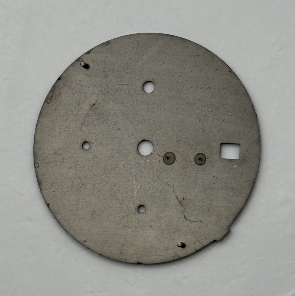 Seiko 7T32 7098 Watch Dial Chronograph 100M Black Spare Parts Repair 27.4mm