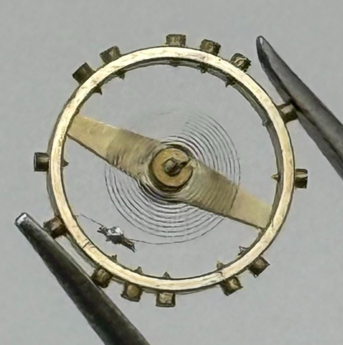 FEF 270 Balance Wheel Complete And Spring 5¼’’’ Renata 173 Watch Movement Parts