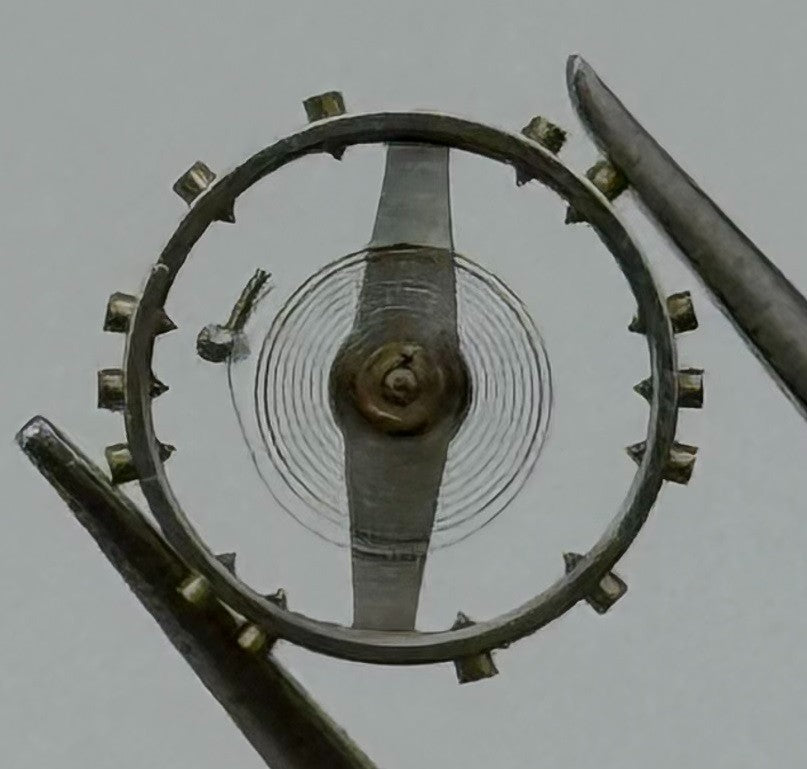 MST 349 Balance Wheel Complete And Spring 5¼’’’ Renata 256 Watch Movement Parts