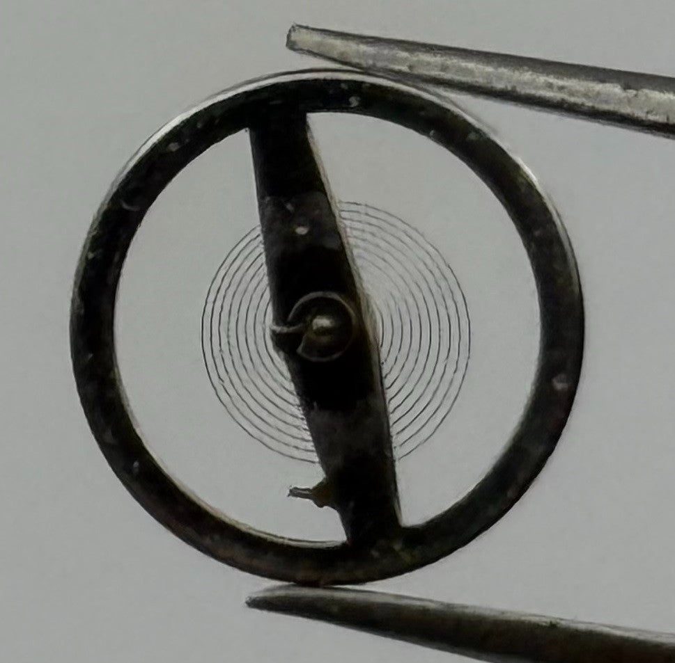RL 7013 Balance Wheel Complete And Spring 10½’’’ 5068 Watch Movement Parts NOS