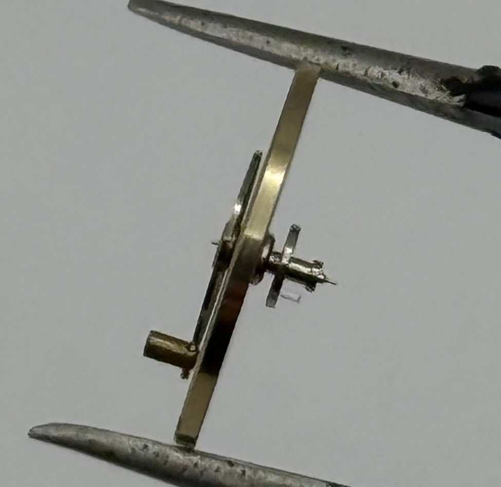Oris 461 Balance Wheel Complete And Spring 10½’’’ 381 Watch Movement Parts NOS