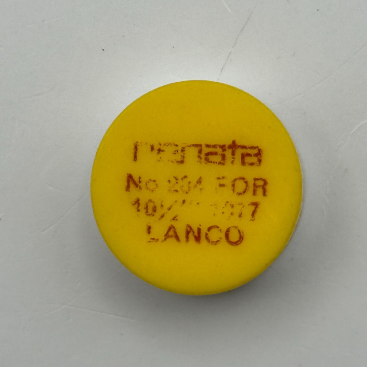 Lanco 1077 Balance Wheel Complete And Spring 10½’’’ 234 Watch Movement Parts NOS