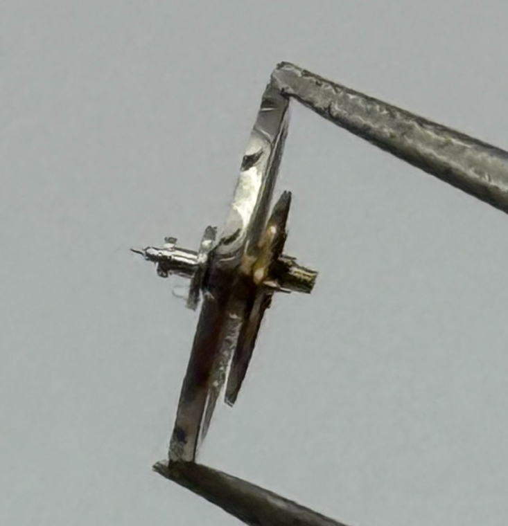 Lanco Langendorf 576 Balance Wheel Complete And Spring  5’’’ PL Watch Parts NOS