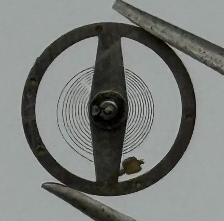 Brac 2071 Balance Wheel Complete And Spring 6¾-8’’’ 714 Watch Movement Parts NOS