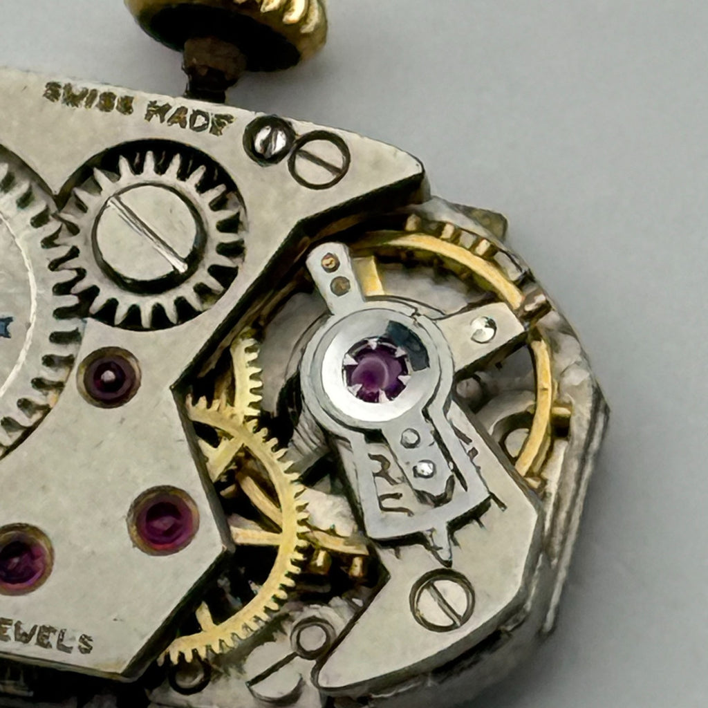 FHF 190 Watch Movement Running Trebex 17 Jewels Swiss Manual Wind Parts 12.8mm