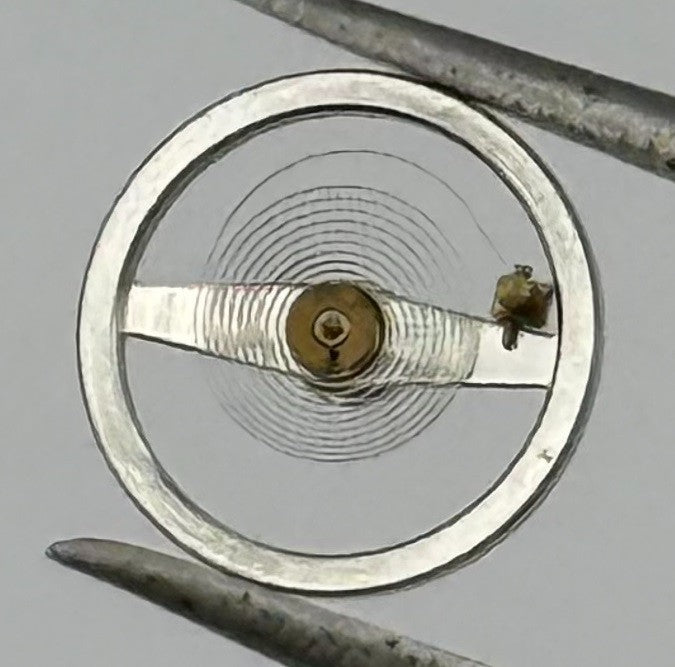 Cattin C. 64 Balance Wheel Complete And Spring Renata 1550 Watch Movement Parts