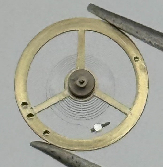 EB 1297 1469 Balance Wheel Complete And Spring Renata 117 Watch Movement Parts