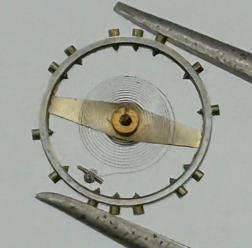 MST 349 Balance Wheel Complete And Spring 5¼’’’ 256 M Watch Movement Parts NOS