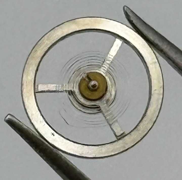 Ebosa 86 Balance Wheel Complete And Spring Renata 1652 Watch Movement Parts