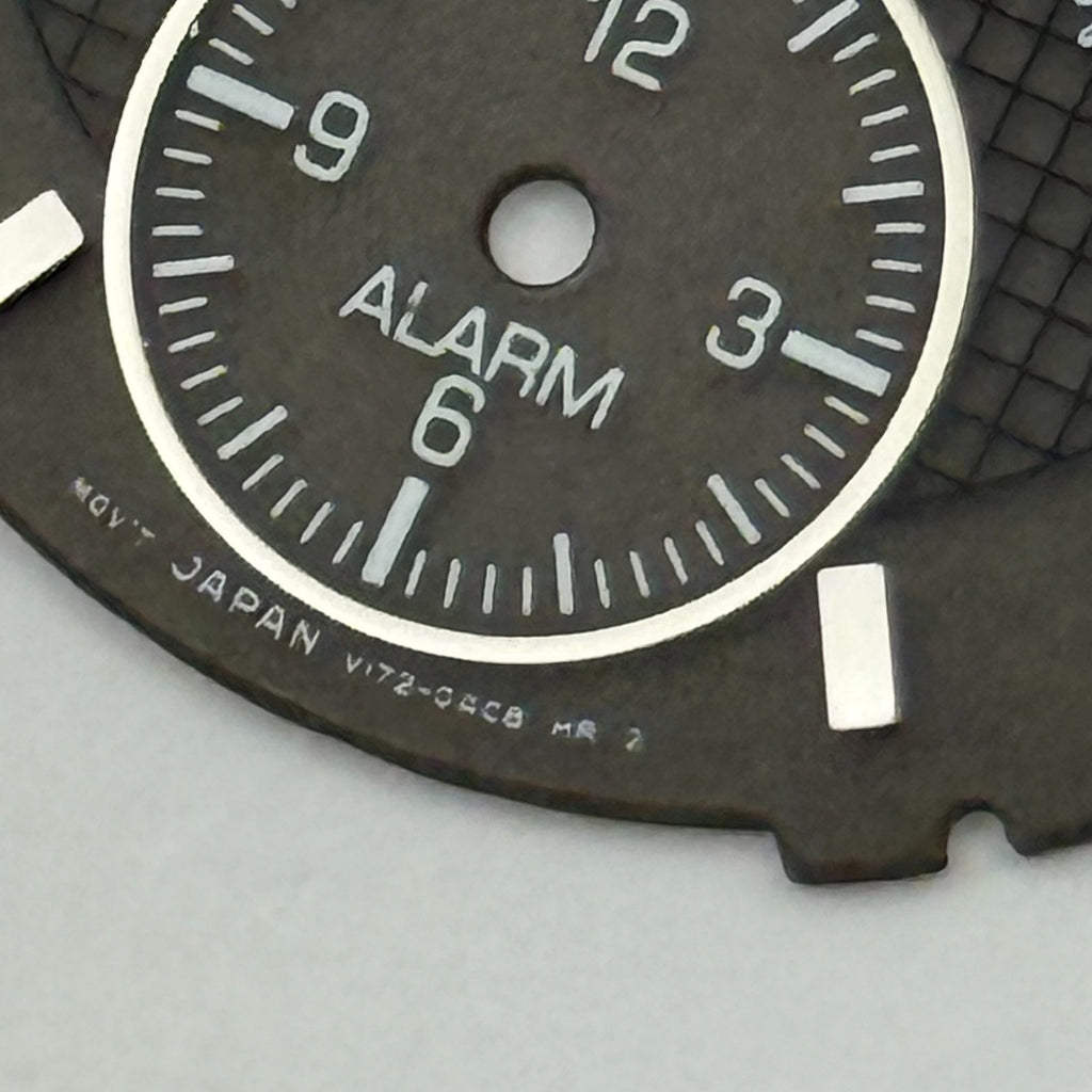 Seiko V172-0AC8 Watch Dial Solar Chronograph Alarm Spare Parts Repair 28.2mm