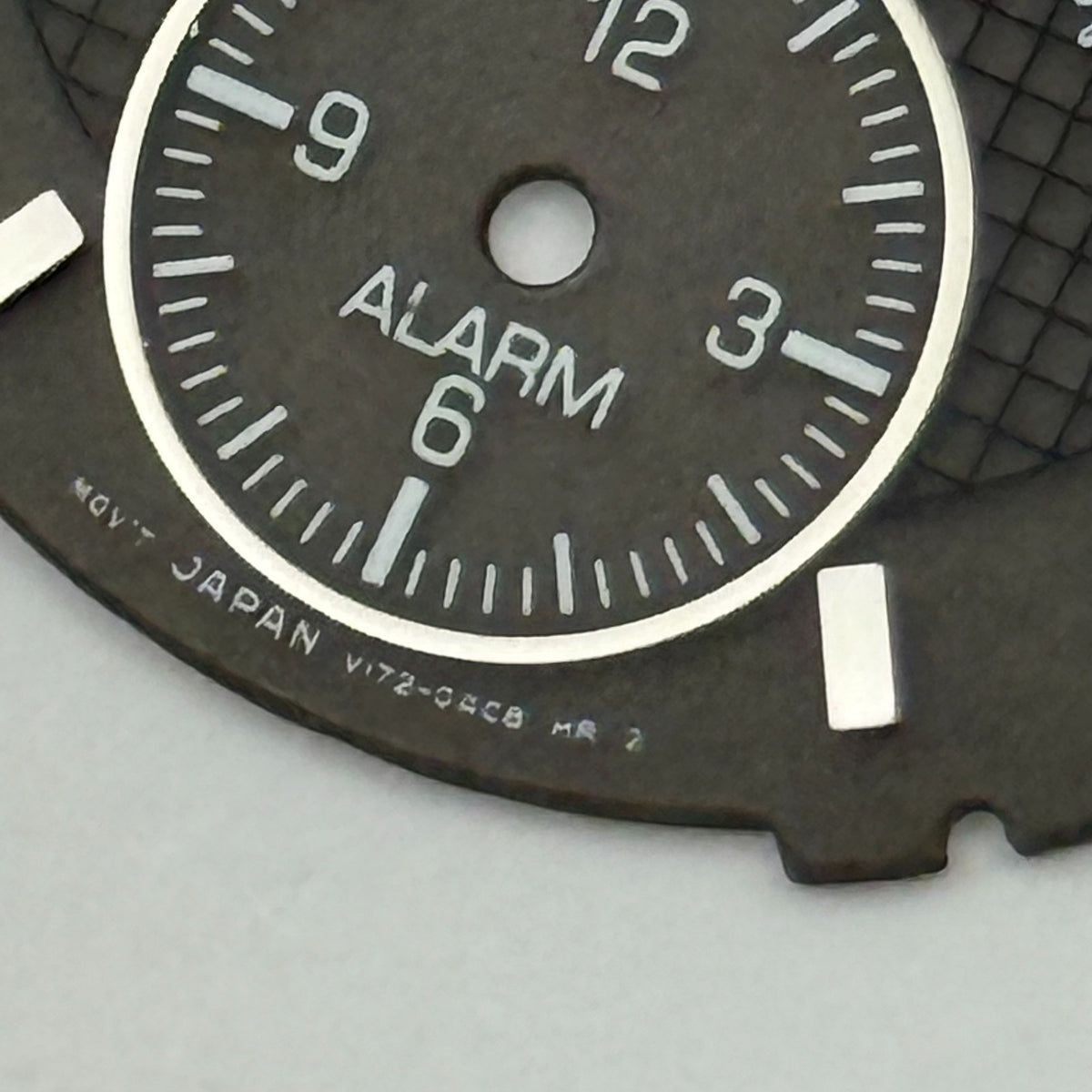 Seiko V172-0AC8 Watch Dial Solar Chronograph Alarm Spare Parts Repair 28.2mm