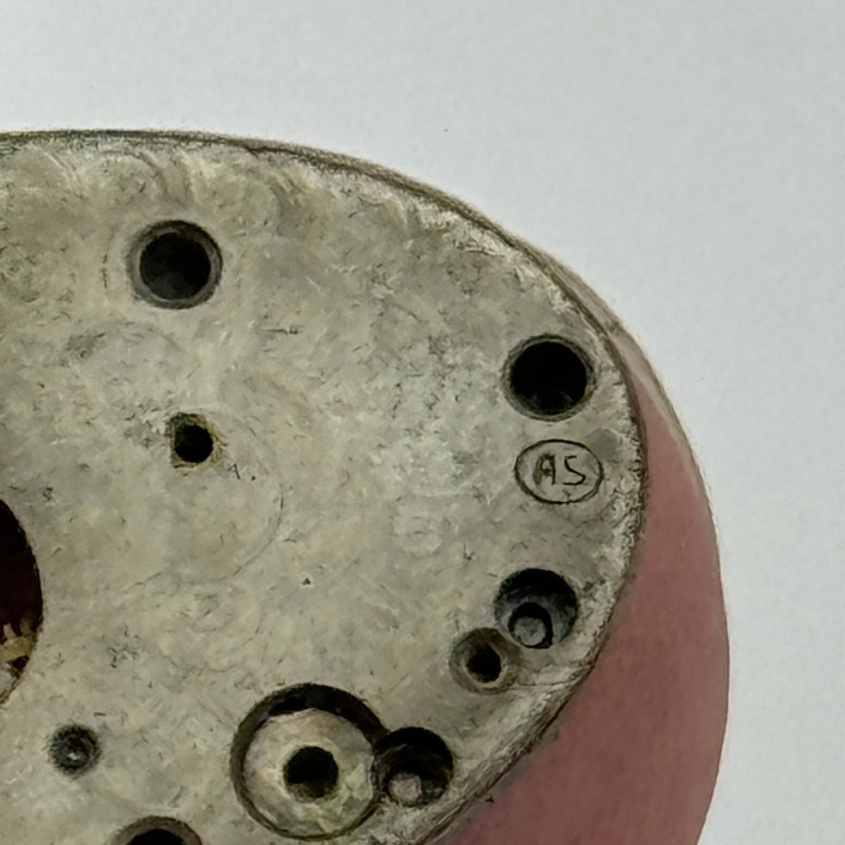 AS 24 Watch Movement A. Schild 24 Etna Incomplete Parts Repair 15.2mm 