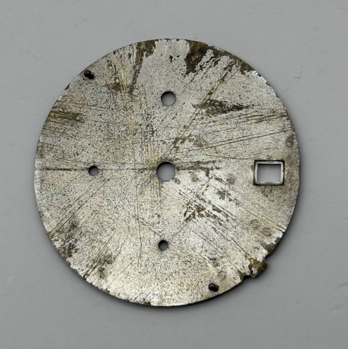 Seiko Watch Dial Chronograph 100M Black Japan Vintage Spare Parts Repair 26.4mm