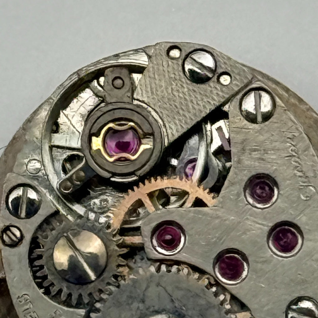 FE 68E4 Watch Movement Sandoz 17 Jewels Swiss Manual Wind Parts Repair 13.1mm
