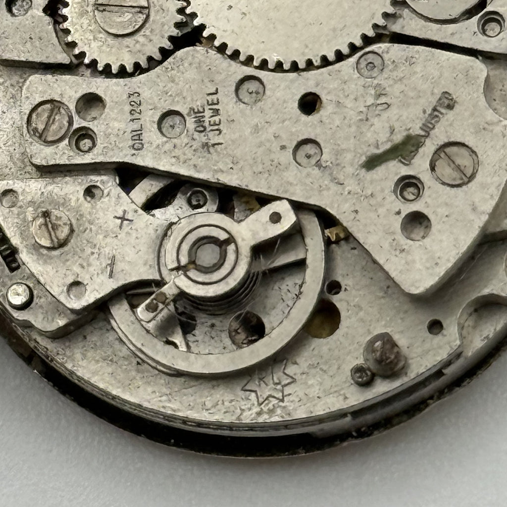Ronda 1233 Alarm Watch Movement - For Parts / Repair