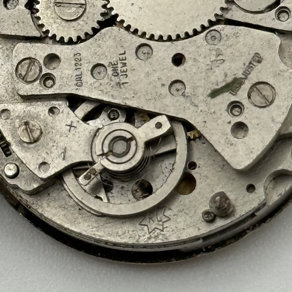 Ronda 1233 Alarm Watch Movement - For Parts / Repair