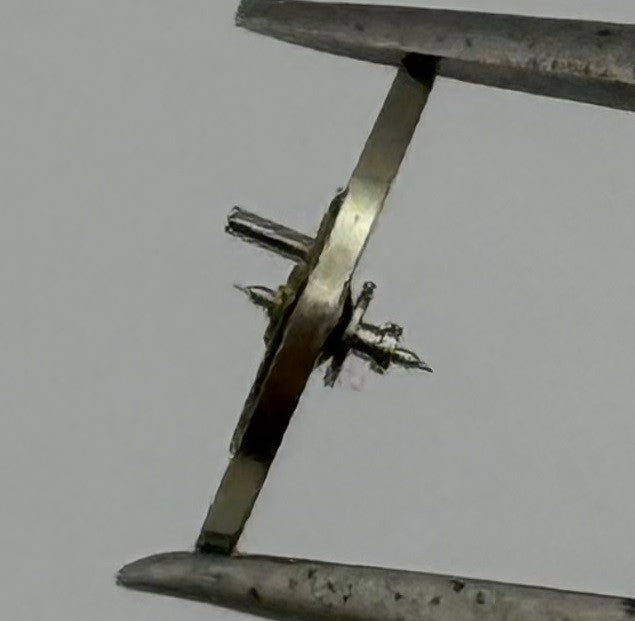 AS 1744 Balance Wheel Complete And Spring 7¾''' 1566 M Watch Movement Parts NOS