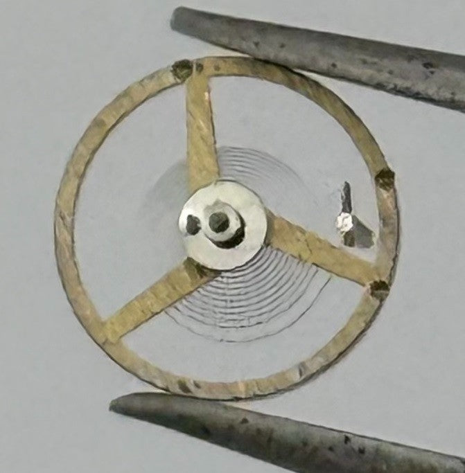 FEF 6620 Balance Wheel Complete And Spring 5½’’’ 1449 M Watch Movement Parts NOS