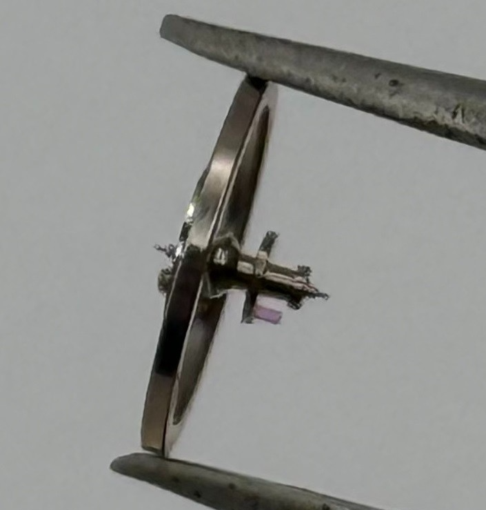 BFG 925 Balance Wheel Complete And Spring 6¾’’’ 4440 Watch Movement Parts NOS