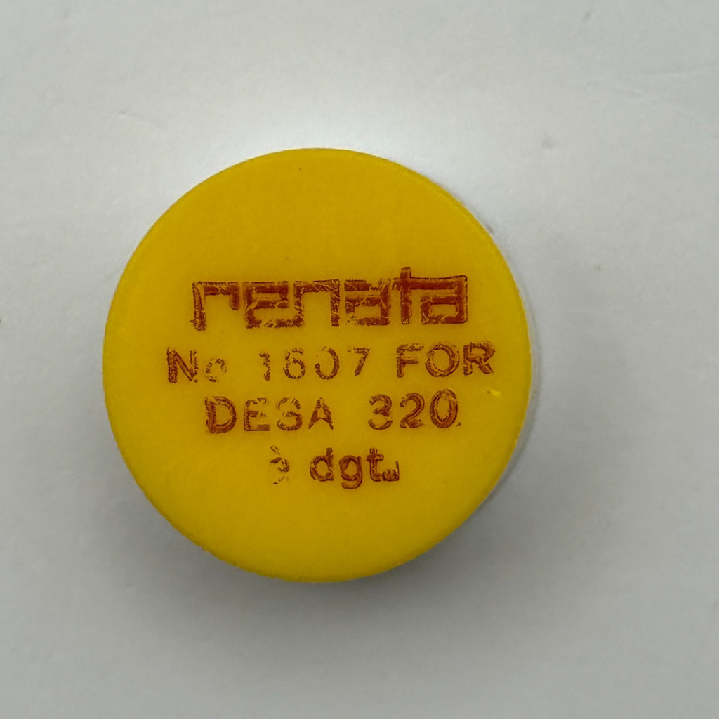 Desa 320 Balance Wheel Complete And Spring Renata 1607 Watch Movement Parts NOS