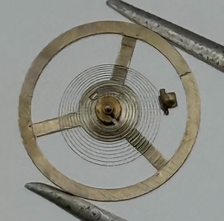 Rego 311 Balance Wheel Complete And Spring 8¾’’’ 706 Watch Movement Parts NOS