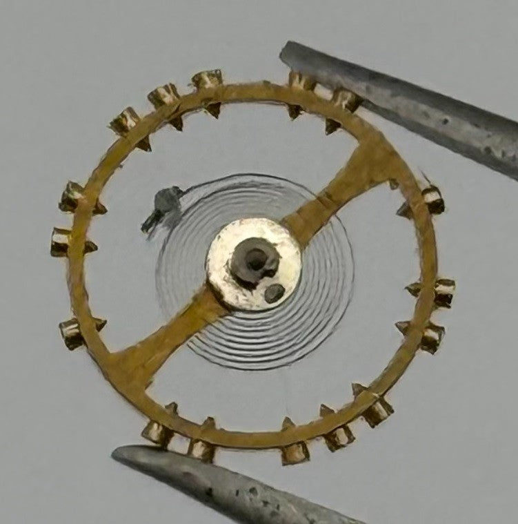 MST 349 Balance Wheel Complete And Spring 5¼’’’ Renata 256 Watch Movement Parts