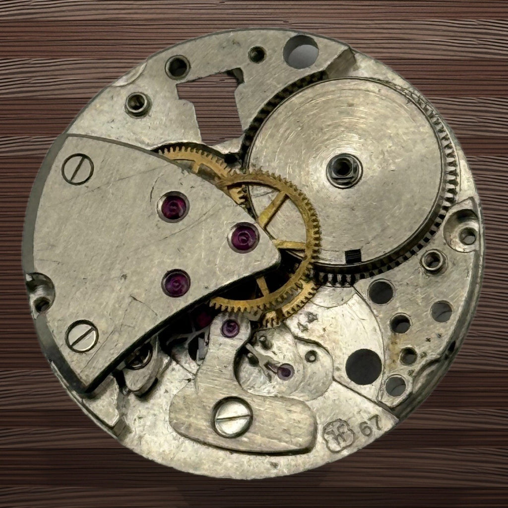 FHF 67 Watch Movement - For Parts / Repair - 23.7mm