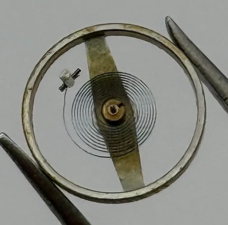 FHF 60 Balance Wheel Complete And Spring Renata 535 M Watch Movement Parts NOS