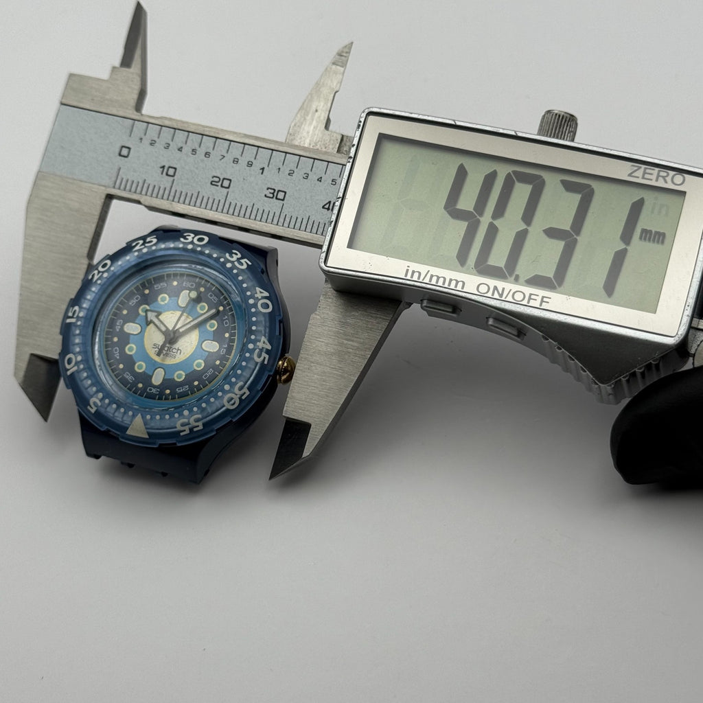 Vintage Swatch Scuba 200 Watch SDN116/7 Abyss 1994 Swiss 40mm Parts Repair