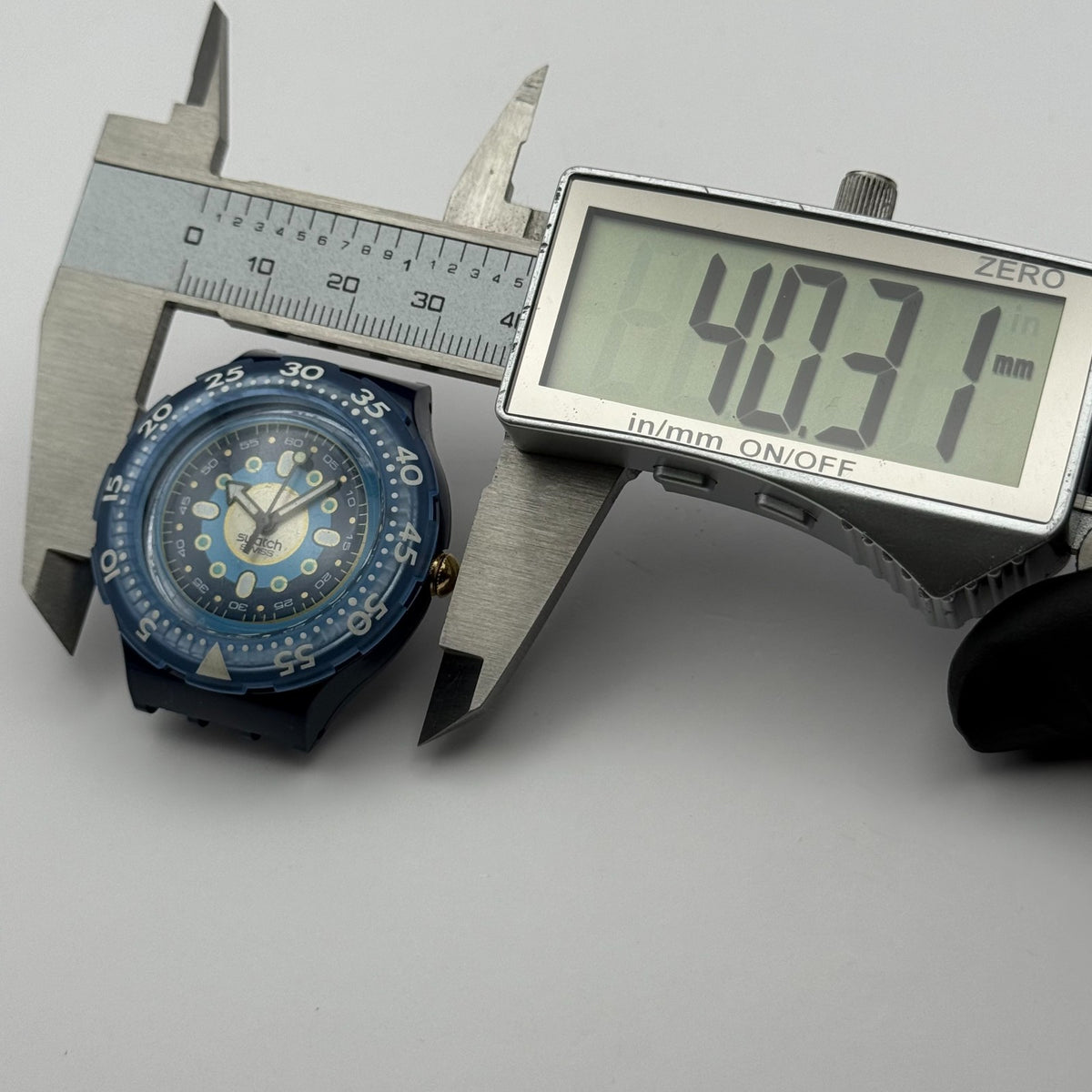 Vintage Swatch Scuba 200 Watch SDN116/7 Abyss 1994 Swiss 40mm Parts Repair