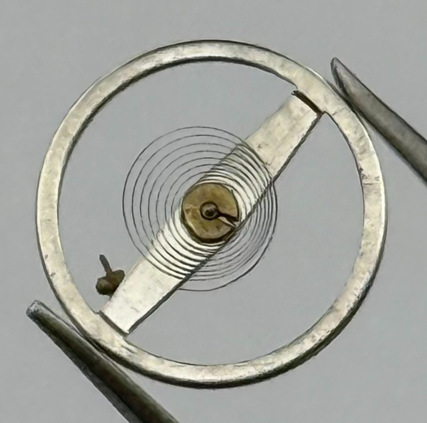 RL Rax 1013 1237 Balance Wheel Complete And Spring 1679 M Watch Movement Parts