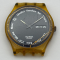 Vintage Swatch Gent Watch GK703 Gutenberg 1991 Date Dial ETA Quartz 33mm Parts 