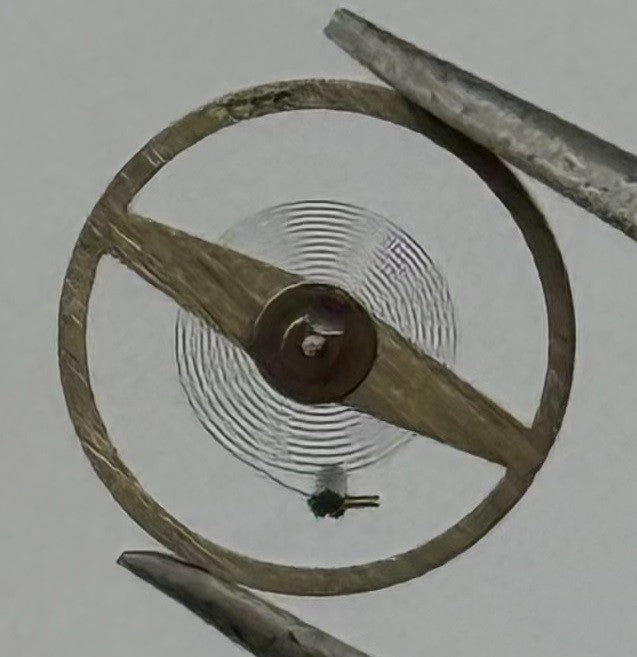 Lorsa 514/3 Balance Wheel Complete And Spring 5¼’’ 4889 Watch Movement Parts NOS