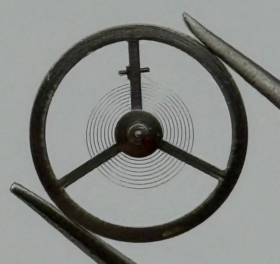 Ebosa 65 68 Balance Wheel Complete And Spring 10½’’’ 4451 Watch Movement Parts