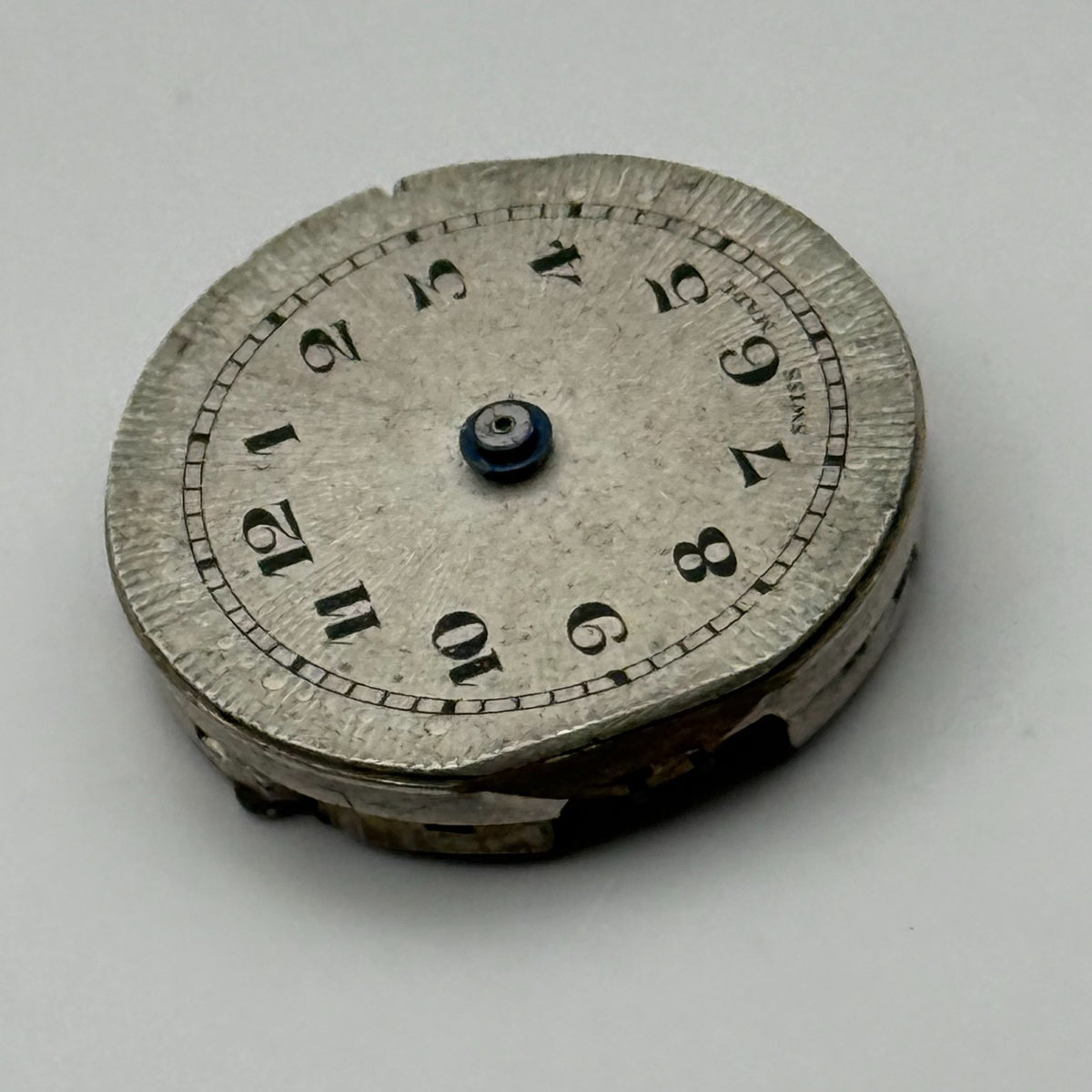 Unidentified Watch Movement Swiss Made Manual Wind Vintage Parts Repair 19.3mm