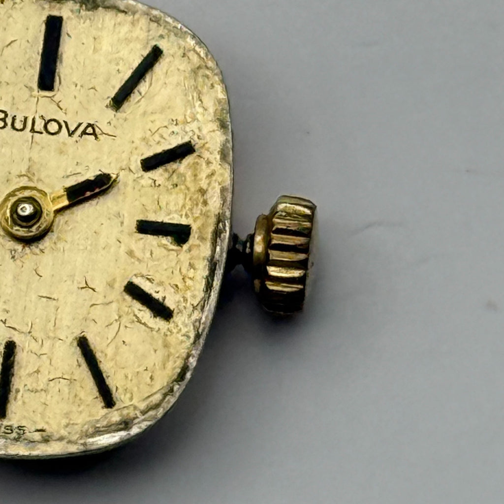 Bulova 5BD Watch Movement Running Ladies 17 Jewels Swiss Parts Repair 13mm