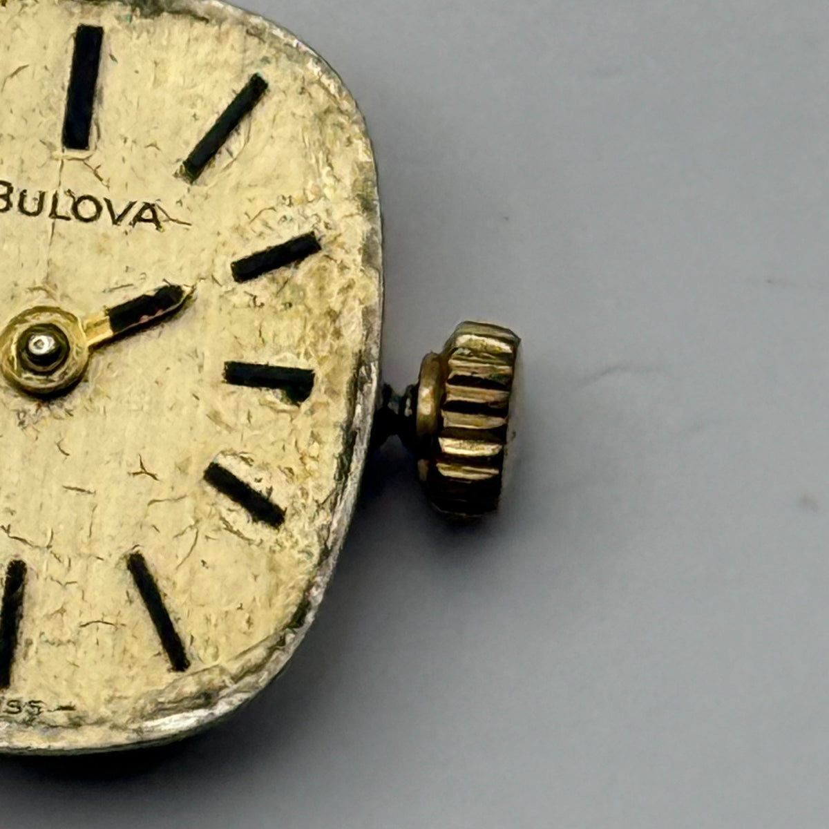 Bulova 5BD Watch Movement Running Ladies 17 Jewels Swiss Parts Repair 13mm